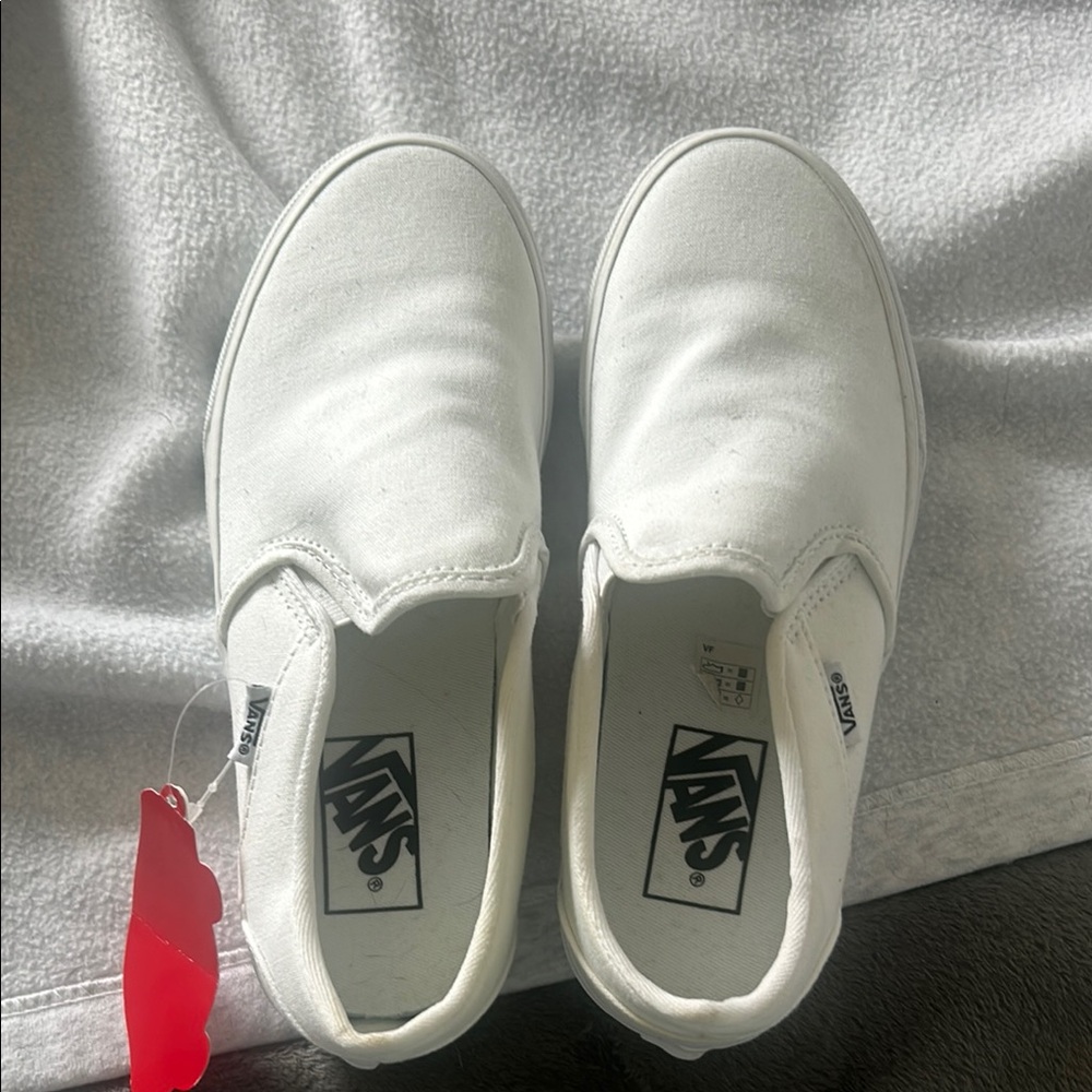 Vans Classic White Slip-On Shoes